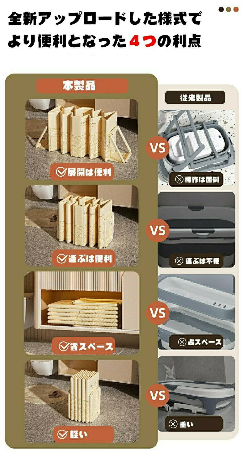 折り畳み式浴槽 折りたたみバスタブ 簡易バスタブ 簡易浴槽 収納便利 使いやすい 2つ排水ホース付き ダブル排水口 多層構造 保温効果抜群 環境にやさしいPVC素材 大人用 子供用 バスルーム 家庭用 浴室 お風呂 シャワー 3