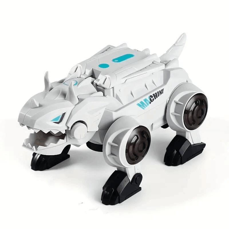 ボーイズ電動変形恐竜ユニバーサルおもちゃの車のスプレー光る音楽スタントカー子供のクリスマスハロウィンギフト