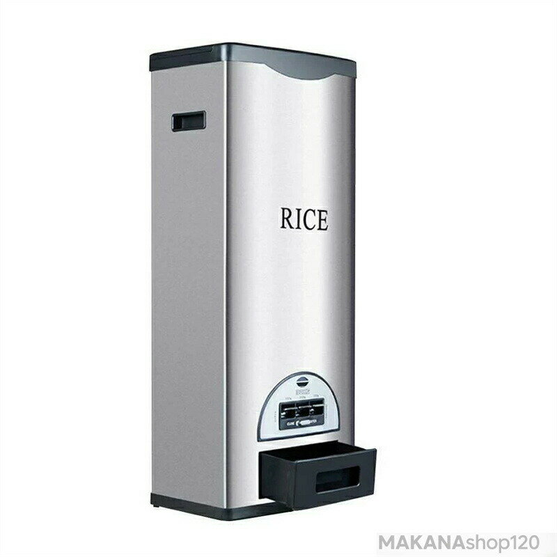 米びつ ライスバレルグレインボックス食品容器防虫防湿シールライスシリンダー家庭用貯蔵ライスボックス30kgステンレススチールスマートライスバレルヌードルバ