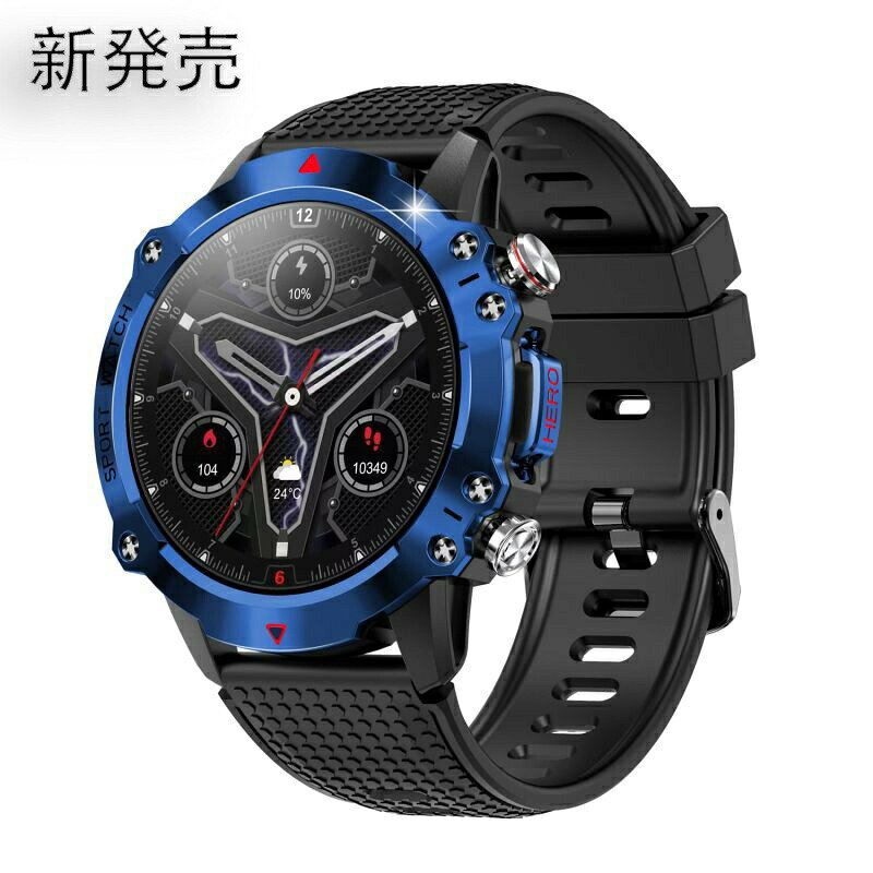 最新 スマートウォッチ センサー 多機能，Bluetooth通話，ユーザー定義の文字盤，IP67防水，smart watch,ストップウォッチ，超長時間待機，電卓，SMS/Twitter/WhatsApp/Line/Gmail通知,着信表示,Line通知,iphone&Android対応，絶妙なパッケージング，贈り物