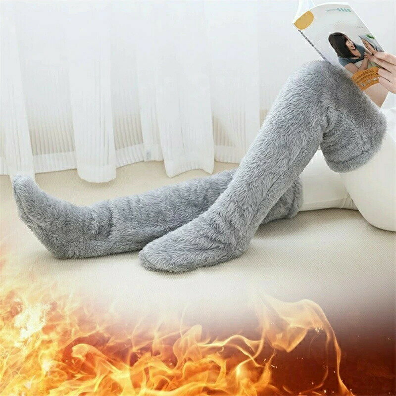 ルームソックス 足元 極暖 足が出せる ロングカバー 1足 暖かい あったかグッズ 23-25cm 冬用冷え性 寒..