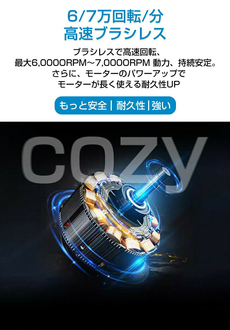 ミニジェットファン ターボブロウ ブロワー 洗車 小型 疾風 超強力 ハイパワー 電...