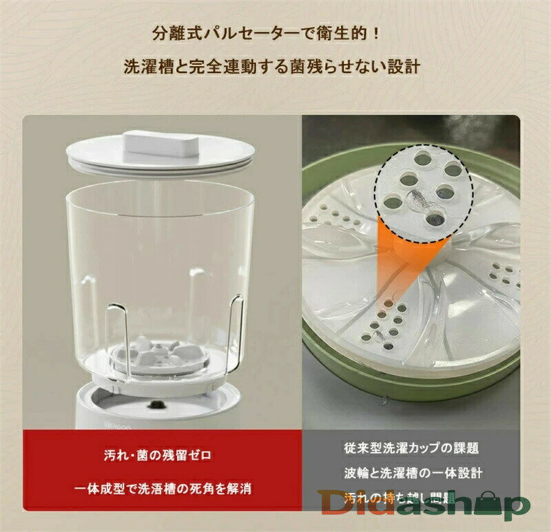 洗濯機 ミニ洗濯機 小型洗濯機 一人暮らし 洗濯機 ウォッシュボーイ バケツ洗濯機 折りたたみ洗濯機 小型 青色光滅菌 全自動洗濯 簡単操作 コンパクト 予洗い 家庭用 ベビー服 一人暮らし 強力 洗濯 汚れ物 節水 3