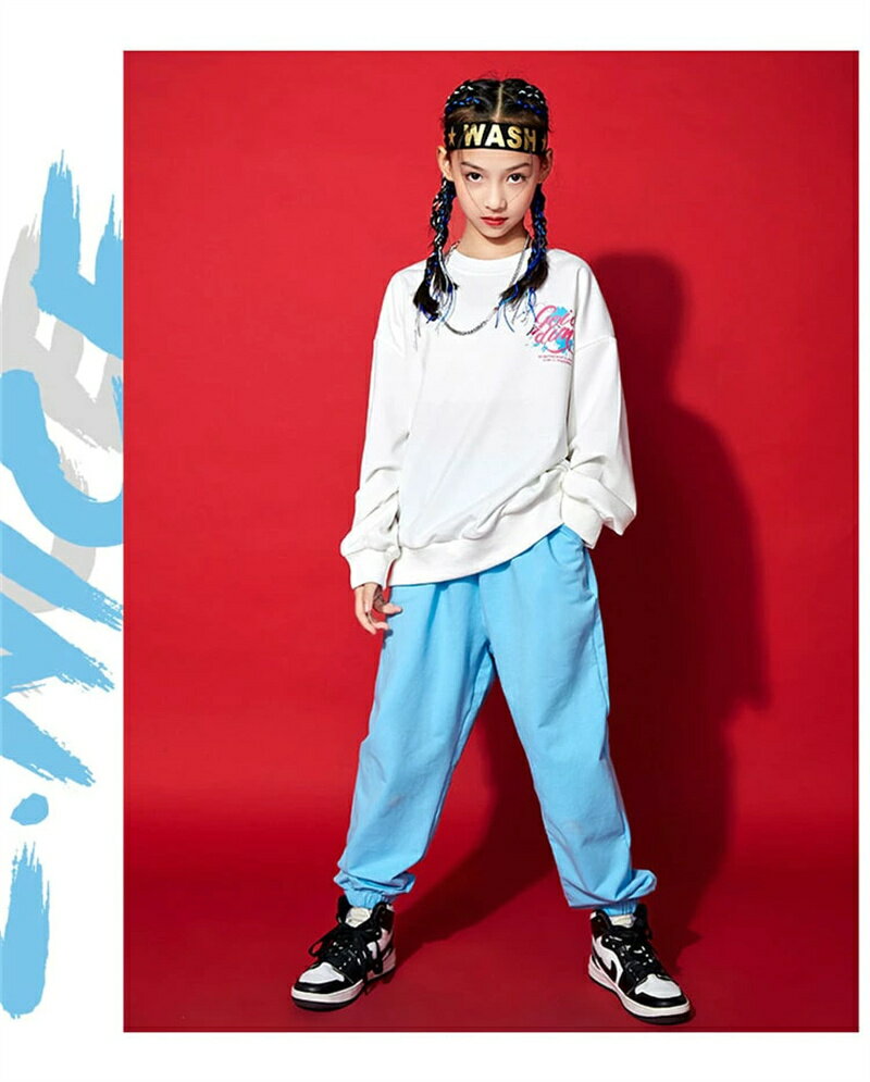 Rakuten - キッズ ダンス 衣装 トップス 白 ダンス 練習着 キッズ tシャツ 半袖 トレーナー 長袖 ダンス衣装 ヒップホップ 女の子 男の子 子供ダンス トップス 運動着 子供服 ダンスウェア 110 120 130 140 150 160 170 180