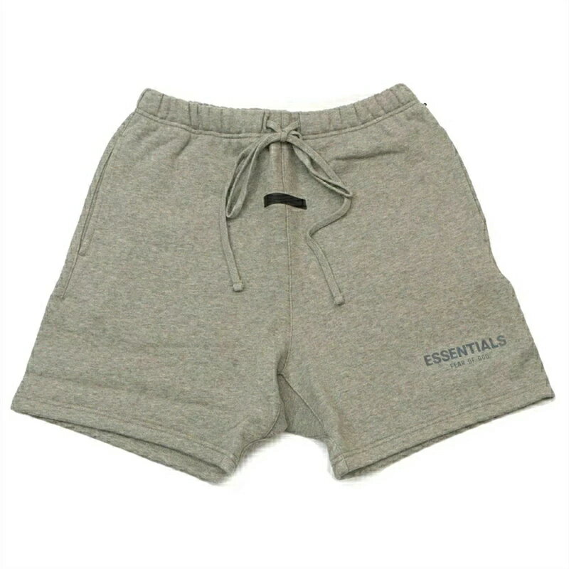 Rakuten - 100％本物保証 新品 エッセンシャルズ ESSENTIALS FLEECE SWEAT SHORTS スウェットショーツ GREY グレー メンズ 新作 フィアオブゴッド FEAR OF GOD FOG