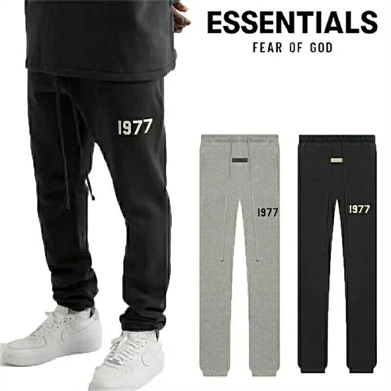 Rakuten - ESSENTIALS エッセンシャルズ パンツ 1977ロゴパンツ スウェットパンツ 長ズボン パンツ 男女兼用 新品