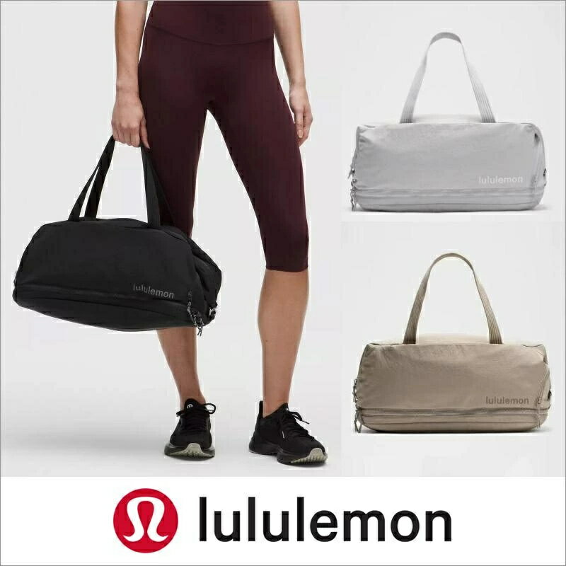商品説明文 カナダ発の高機能人気ライフスタイルブランド lululemon（ルルレモン）より、 3-in-1 マルチ機能ジムダッフルバッグ が登場いたします。 ジムバッグ・ボストンバッグ・ロールバッグの 3 役をこなす 万能 3-in-1 設計が大きな特徴で、 付属ショルダーにより持ち運びスタイルも自由自在に変更可能です。 丈夫で軽量な高品質ナイロン素材を採用し、 耐久性・耐摩耗性に優れ、スポーツや旅行などハードな使用にも対応。 汚れに強くお手入れがしやすいため、毎日の繰り返し使用に最適です。 広々としたメイン収納スペースは、 ヨガマット・トレーニングウェア・シューズ・タオル・洗面用具など スポーツに必要な荷物をまとめて収納できます。 複数の仕切りポケットが備わっており、 小物を分別収納できて整理整頓しやすく便利です。 ショルダーストラップ付きで、 手持ち・肩掛け・ロールタイプなどシーンに合わせて使い分け可能。 ジム・ヨガ・トレーニングなどのアクティブシーンはもちろん、 短期旅行・小旅行・出張・お出かけなど幅広く活躍します。 シンプルで飽きのこないデザインは レディース・メンズ問わずユニセックスで使用でき、 カジュアルからスポーツスタイルまで自然に馴染みます。 さりげないブランド雰囲気で高級感があり、 普段使いはもちろん贈り物にもおすすめのアイテムです。 商品仕様 ブランド：lululemon / ルルレモン タイプ：3-in-1 ジムダッフルバッグ / ボストンバッグ / ロールバッグ 素材：高品質ナイロン 付属：取り外し可能ショルダーストラップ 対象：レディース・メンズ（ユニセックス） 適用：ヨガ、ジム、スポーツ、トレーニング、短期旅行、出張 ご使用上の注意 洗濯機での洗浄・丸洗いは素材劣化のためお控えください。 汚れが付着した場合は、柔らかい布で軽く拭き取ってください。 鋭利なものとの接触や過度な摩擦による破れ・傷にご注意くださ い。 長時間水に濡らすと変色・劣化の原因となります。 検索関連キーワード ルルレモン，lululemon,3-in-1, ジムバッグ， ジムダッフルバッグ，ボストンバッグ，ロールバッグ， ショルダー付き，ナイロン，旅行バッグ， ヨガバッグ，スポーツバッグ，レディース，メンズ， ユニセックス，ブランド，トレーニング，短期旅行， 大容量，軽量，お出かけ，出張商品説明文 カナダ発の高機能人気ライフスタイルブランド lululemon（ルルレモン）より、 3-in-1 マルチ機能ジムダッフルバッグ が登場いたします。 ジムバッグ・ボストンバッグ・ロールバッグの 3 役をこなす 万能 3-in-1 設計が大きな特徴で、 付属ショルダーにより持ち運びスタイルも自由自在に変更可能です。 丈夫で軽量な高品質ナイロン素材を採用し、 耐久性・耐摩耗性に優れ、スポーツや旅行などハードな使用にも対応。 汚れに強くお手入れがしやすいため、毎日の繰り返し使用に最適です。 広々としたメイン収納スペースは、 ヨガマット・トレーニングウェア・シューズ・タオル・洗面用具など スポーツに必要な荷物をまとめて収納できます。 複数の仕切りポケットが備わっており、 小物を分別収納できて整理整頓しやすく便利です。 ショルダーストラップ付きで、 手持ち・肩掛け・ロールタイプなどシーンに合わせて使い分け可能。 ジム・ヨガ・トレーニングなどのアクティブシーンはもちろん、 短期旅行・小旅行・出張・お出かけなど幅広く活躍します。 シンプルで飽きのこないデザインは レディース・メンズ問わずユニセックスで使用でき、 カジュアルからスポーツスタイルまで自然に馴染みます。 さりげないブランド雰囲気で高級感があり、 普段使いはもちろん贈り物にもおすすめのアイテムです。 商品仕様 ブランド：lululemon / ルルレモン タイプ：3-in-1 ジムダッフルバッグ / ボストンバッグ / ロールバッグ 素材：高品質ナイロン 付属：取り外し可能ショルダーストラップ 対象：レディース・メンズ（ユニセックス） 適用：ヨガ、ジム、スポーツ、トレーニング、短期旅行、出張 ご使用上の注意 洗濯機での洗浄・丸洗いは素材劣化のためお控えください。 汚れが付着した場合は、柔らかい布で軽く拭き取ってください。 鋭利なものとの接触や過度な摩擦による破れ・傷にご注意くださ い。 長時間水に濡らすと変色・劣化の原因となります。 検索関連キーワード ルルレモン，lululemon,3-in-1, ジムバッグ， ジムダッフルバッグ，ボストンバッグ，ロールバッグ， ショルダー付き，ナイロン，旅行バッグ， ヨガバッグ，スポーツバッグ，レディース，メンズ， ユニセックス，ブランド，トレーニング，短期旅行， 大容量，軽量，お出かけ，出張