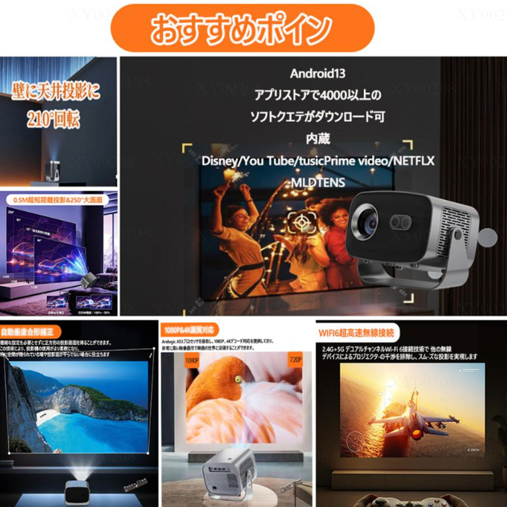プロジェクター 業務用 電動フォーカス 小型 ...の紹介画像2