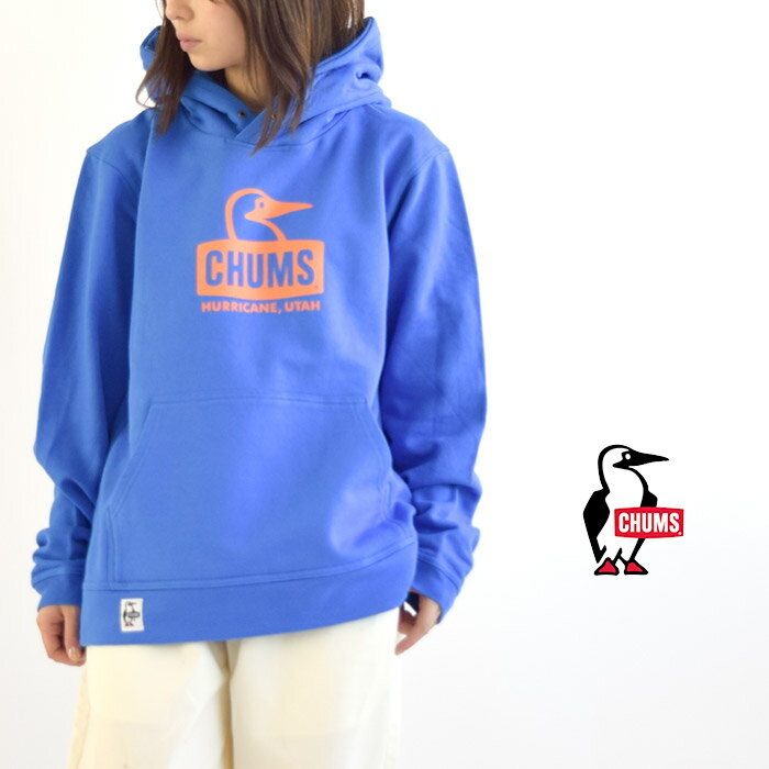 CHUMS チャムス パーカー Booby Face Pullover Parka ブービー フェイス プルオーバー パーカー トップス スウェット ロゴ 袖リブ ポケット メンズ レディース ユニセックス 綿100％ カジュアル アウトドア スポーツ キャンプ フェス 親子コーデ お揃い ペア CH00-1303