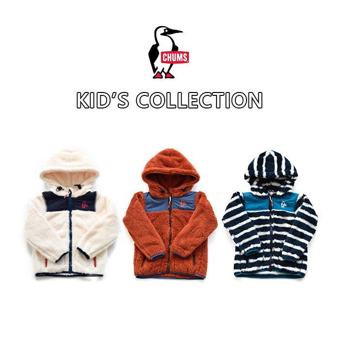 【P3倍】 CHUMS キッズ チャムス フリース パーカー Elmo Fleece Full Zip Parka ...