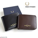 FRED PERRY tbhy[ MATT LEATHER BILLFOLD WALLET }bg U[ rtH[h EHbg܂z [[t i`OCU[  {v ܂肽 Y fB[X L2303