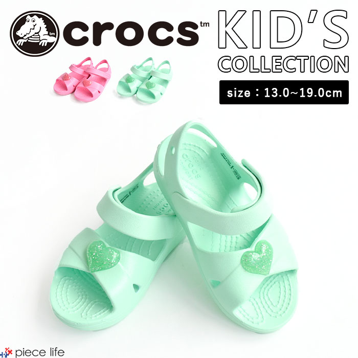 【50％OFF】crocs クロックス classic cross strap sandal PS/クラシック クロス ストラップ サンダル PS キッズ ジュニア 女の子 軽量 軽い 防臭 速乾 サンダル シューズ 靴 スポーツサンダル 海 山 レジャー アウトドア 室内履き シンプル カジュアル 206245