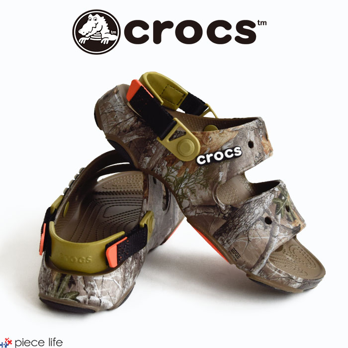 【20％OFF】Crocs/クロックス Classic All Terrain Realtree Edge Sandal/クラシック オール テレイン リアルツリー エッジ サンダル 迷彩 軽量 メンズ レディース 男女兼用 オフィス 会社 仕事 ワークシューズ ワーク work 立ち仕事 207891