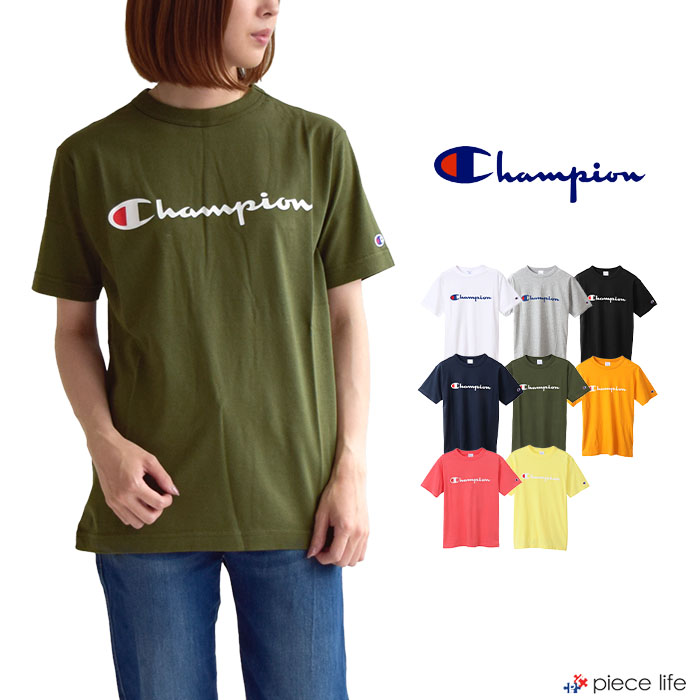  チャンピオン tシャツ レディース Champion Tシャツ C3-P302 ロゴT Basicシリーズ Tシャツ tシャツ メンズ レディース ユニセックス 男女兼用 トップス 半袖Tシャツ チャンピオン 半袖 シャツ ブランドC3-H374　 白T ビッグT