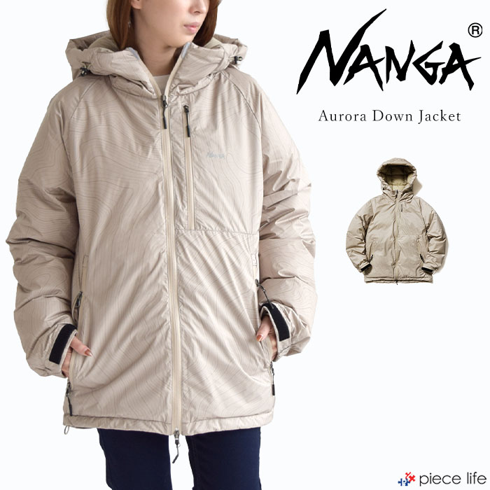 ナンガ オーロラ ダウンジャケット ダウン 等高線 contour NANGA / メンズ 日本製 / AURORA DOWN JACKET ダウン メンズ アウター 保温 断熱 秋冬 made in japan nng-3003-c