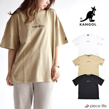 カンゴール tシャツ kangol　tシャツ 半袖 ロゴ刺繍　ビッグT　半袖 TEE ロゴT Tシャツ メンズ レディース ユニセックス ブランド おしゃれ カジュアル ストリート 綿100％ スポーツ ビッグT　9273-0008 白T 黒T ベージュT