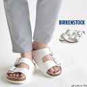 正規取扱店 BIRKENSTOCK ビルケンシュトック Arizona Big Buckle アリゾナ ビッグ バックル ナチュラルレザー サンダル ダブルストラップ レディース レギュラー regular ホワイト 白 white 1021583