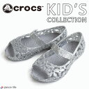 【50％OFF】クロックス CROCS Kids' Crocs Isabella Flower Flat イザベラ フラワー フラット キッズ 女の子 軽量 軽い サンダル シューズ 靴 スポーツサンダル 海 山 室内履き シンプル 205461