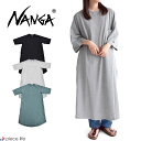 NANGA ナンガ ECO HYBRID LOOSE FIT CUT ONE PIECE エコハイブリッド ルーズフィット カットワンピース ビッグシルエット ロゴ プリント レディース シンプル カジュアル ストリート アウトドア NW2222-1G207