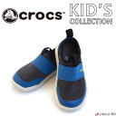 正規取扱店  クロックス crocs サンダル スウィフトウォーター イージーオン SWIFTWATER EASYON HEATHER 男の子 春 夏 秋 冬 ブルー ブラック 15.0cm-16.5cm 205363