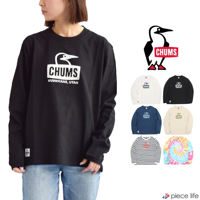 チャムス Tシャツ レディース 【2024春夏新作】CHUMS チャムス Tシャツ Booby Face L/S T-Shirt 長袖 メンズ レディース ユニセックス 綿 コットン 全6色 M-XL CH01-2274