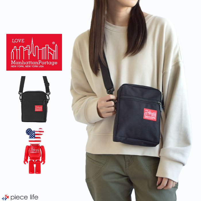 Manhattan Portage }nb^|[e[W V_[obO City Light Bag w/ BE@RBRICK 2023 Y fB[X jZbNX I[V[Y ubN MP1403PLBE@RBRICK23