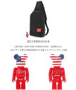 【2023秋冬新作】Manhattan Portage マンハッタンポーテージ ショルダーバッグ ボディバッグ Little Italy Crossbody Bag w/BE@RBRICK 2023 メンズ レディース ユニセックス オールシーズン ブラック MP1927BE@RBRICK23 2