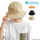 コロンビア 帽子 レディース 【2024春夏新作】Columbia コロンビア 帽子 ハット プエブロコーブバケット Pueblo Cove Bucket メンズ レディース ユニセックス 春 夏 秋 S/M L/XL ブラック ベージュ PU5686