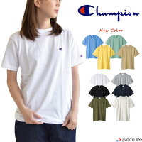 正規取扱店【2024春夏新色追加】チャンピオン Champion tシャツ カットソー 半袖 ショートスリーブTシャツ ベーシック 定番Tシャツ ワンポイント シンプルT クルーネック Basicシリーズ メンズ レディース ユニセックス 男女兼用 半袖Tシャツ C3-X352