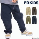 【2024秋冬新作】F.O.KIDS エフオーキッズ パンツ ボトムス ロングパンツ レジャーパンツ 10分丈 男の子 女の子 ユニセックス 春 秋 冬 全4色 100cm 110cm 120cm 130cm 140cm 150cm R421014