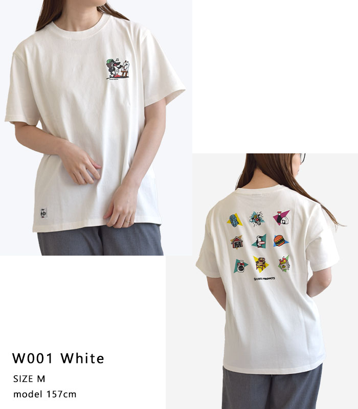 【P3倍】 CHUMS チャムス Tシャツ 半袖 半袖Tシャツ かせきさいだぁ アラカルトT ...