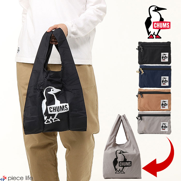 【2025秋冬新作】 チャムス CHUMS エコバッグ コインケース トートバッグ 財布 ポーチ 小銭入れ 2way ..