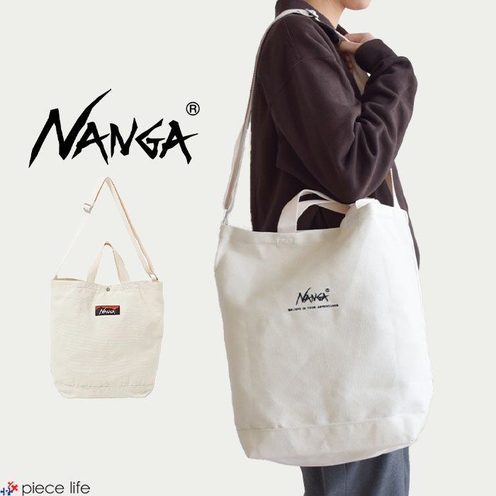 ��2026�ղƿ���ۥʥ� NANGA �Хå� �����Х� �ȡ��ȥХå� ��� ��ǥ����� NANGA LOGO 2WAY CANVAS TOTE BAG ��...