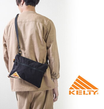 kelty ケルティ ショルダーバッグ KELTY バッグ 2592214 サコッシュ VINTAGE FLAT POUCH SM ショルダーバッグ アウトドア 軽量 メンズ レディース バッグ/ショルダー/斜め掛け/ナイロン/ヴィンテージ フラット ポーチ/アウトドア/カジュアル/ケルティー