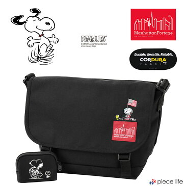 送料無料◆マンハッタンポーテージ ピーナッツ スヌーピー ショルダーバッグ 送料無料 Manhattan Portage × PEANUTS Casual Messenger Bag JR) ショルダーバッグ メンズ レディース BAG　MP1606JRPEANUT19