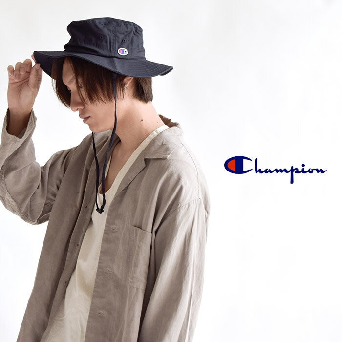 10％OFF チャンピオン アドベンチャーハット　帽子 Champion CHAMPION サファリハット 　ハット バケツハット 187-006A ワッチ レディース メンズ 男女兼用 ユニセックス　ペア　アウトドア 海外旅行 ワンポイント 無地