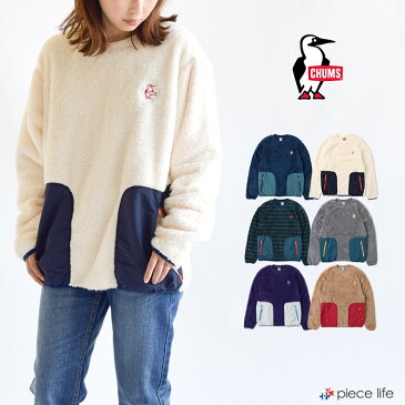 CHUMS チャムス フリース トップス Elmo Fleece Crew Top エルモフリースクルートップ プルオーバー トレーナー ボア フリース 軽量 暖か ふわふわ メンズ レディース ユニセックス カジュアル アウトドア スポーツ CH04-1231