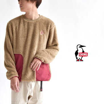 CHUMS チャムス フリース トップス Elmo Fleece Crew Top エルモフリースクルートップ プルオーバー トレーナー ボア フリース 軽量 暖か ふわふわ メンズ レディース ユニセックス カジュアル アウトドア スポーツ CH04-1231