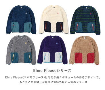 CHUMS チャムス フリース トップス Elmo Fleece Crew Top エルモフリースクルートップ プルオーバー トレーナー ボア フリース 軽量 暖か ふわふわ メンズ レディース ユニセックス カジュアル アウトドア スポーツ CH04-1231