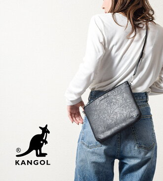 送料無料◆カンゴール kangol サコッシュ サコシュ KGSA-BG00043 ポーチ ショルダー ショルダーバッグ バッグ PUレザー 型押し 斜めがけ カバン 鞄 レザー メンズ レディース 大人 軽量 通学 おしゃれ ブラック　キャメル　ブラウン