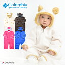 5％OFF◆コロンビア Columbia クマ耳フード付き フリースロンパース タイニーベアIIバンティング くま 70cm 80cm SN0214 赤ちゃん ベビー カバーオール 出産祝い