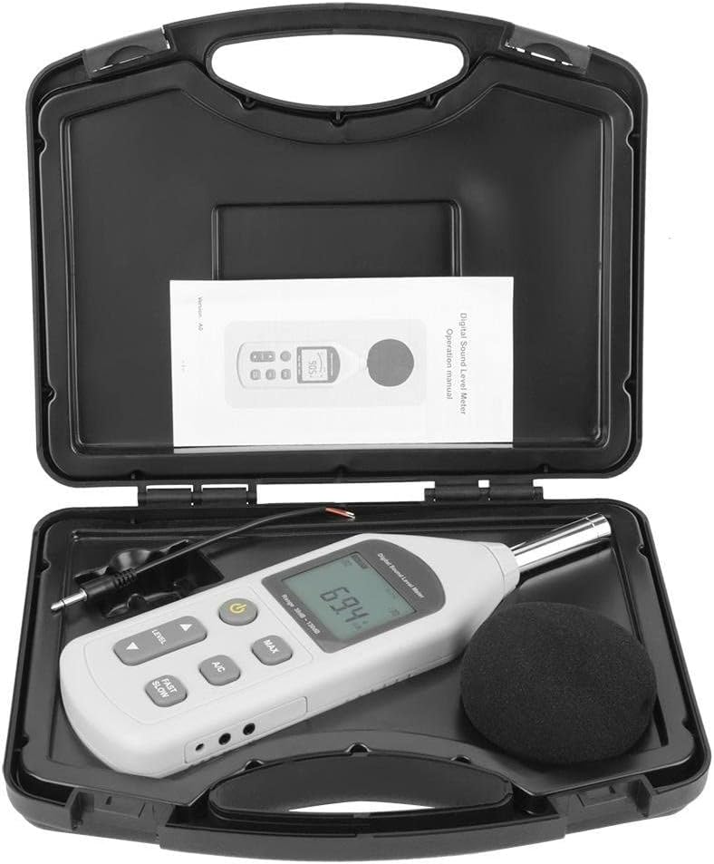 デジタル 騒音計 サウンドレベルメーター デジタル騒音計 騒音測定器 ノイズ測定器 音量測定器 音量測定 騒音レベル測定 小型デジタル騒音計 手持ち デジタル騒音計(バッテリー別売り)