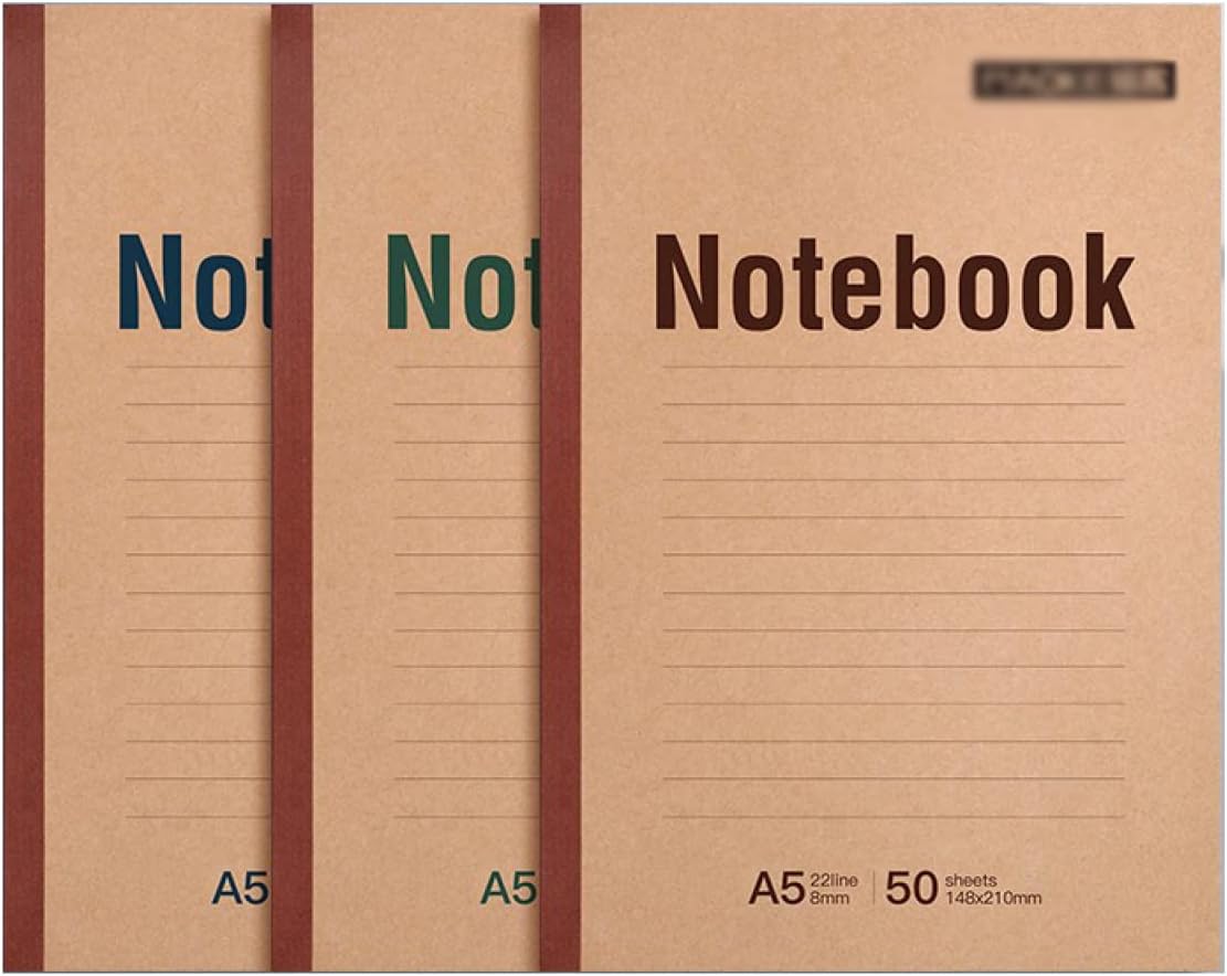 ノート B5 B5*50*10 ノートブック 10冊パック 60ページ 罫線入り 30枚 おしゃれ 日記 横罫 学習帳 雑記帳 8mmの罫線幅 手帳 B5ノート...