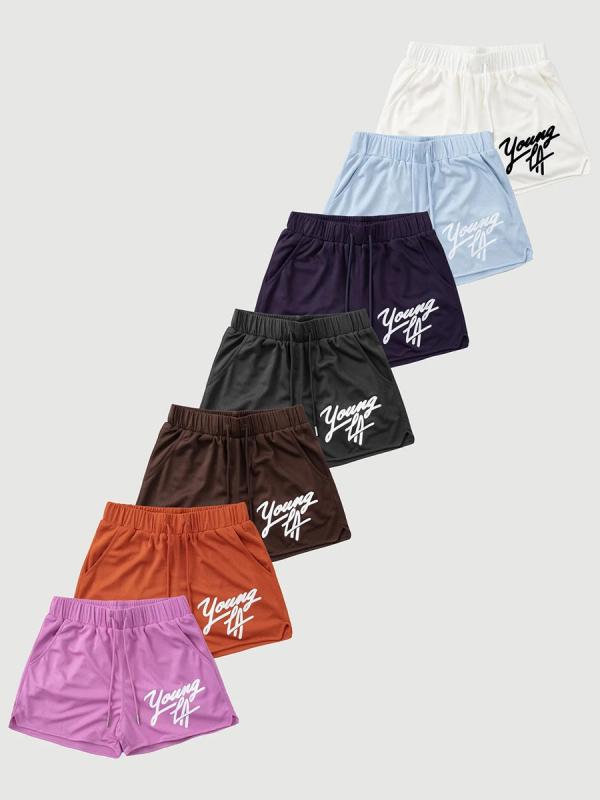 Rakuten - ショートパンツ メンズ YOUNGLA アメリカンスタイル ハーフパンツ ジム ランニング バスケットボール スポーツ 速乾 吸湿速乾 メッシュ 通気性 伸縮性 ルーズフィット ビーチ リゾート アウトドア 夏 サマー カジュアル 男性用
