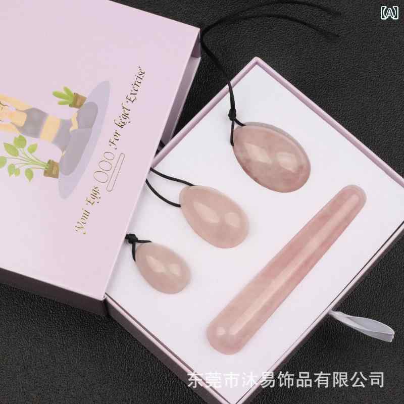 エクササイズ用品 レディース 女性用 骨盤底筋 膣トレ ケーゲルボール 天然石 パワ...