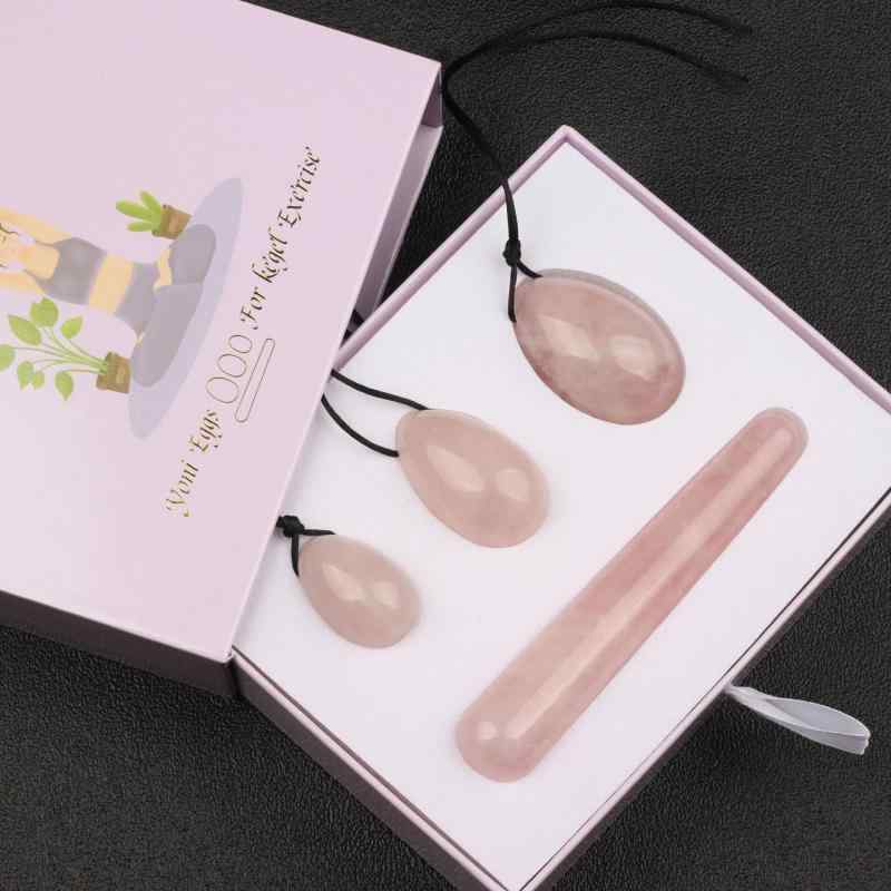 エクササイズ用品 レディース 女性用 骨盤底筋 膣トレ ケーゲルボール 天然石 パワ...