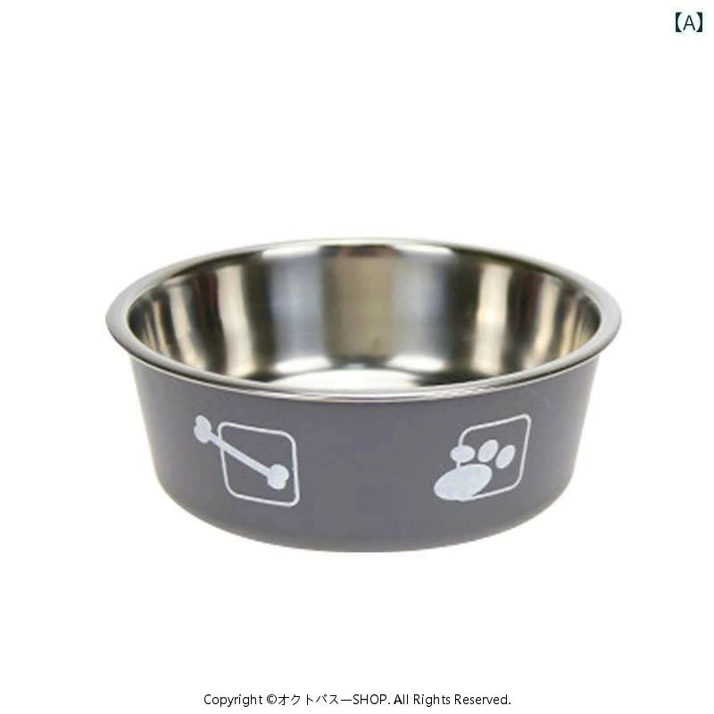 フードリボンル 餌入れ 犬 猫 ペット 食器 ステンレス ドッグフード 丼 水 餌皿 シ...