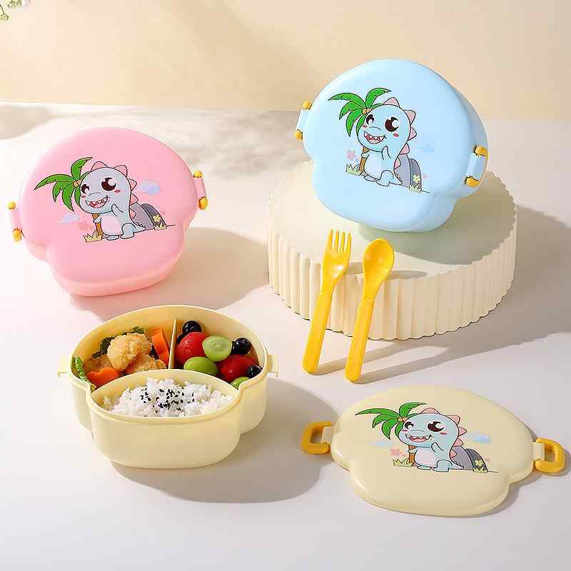 Rakuten - 弁当箱 キッズ ベビー 学生 通学用 キャラクター かわいい 携帯 保温 電子レンジ対応 離乳食容器 プラスチック製 スクエア型 一段