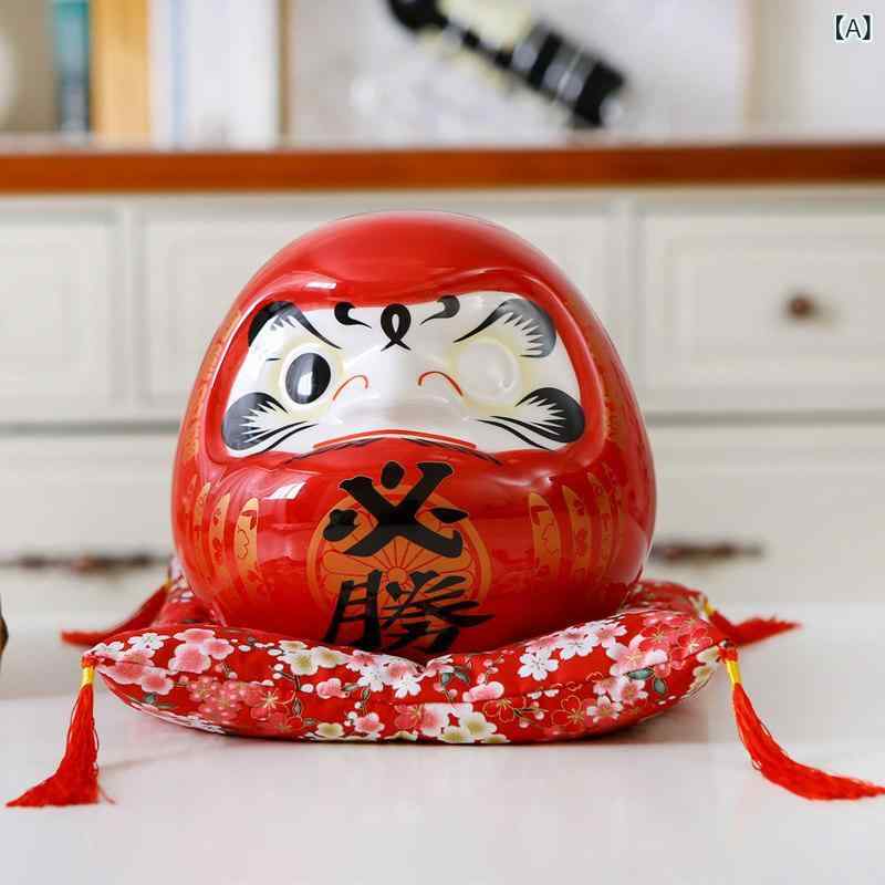 だるま 置物 開運 縁起物 陶器 玄関 インテリア 飾り 開店祝い 開業祝い ギフト 商売繁盛 飲食店 和風 おしゃれ 手作り 卓上 ディスプレイ