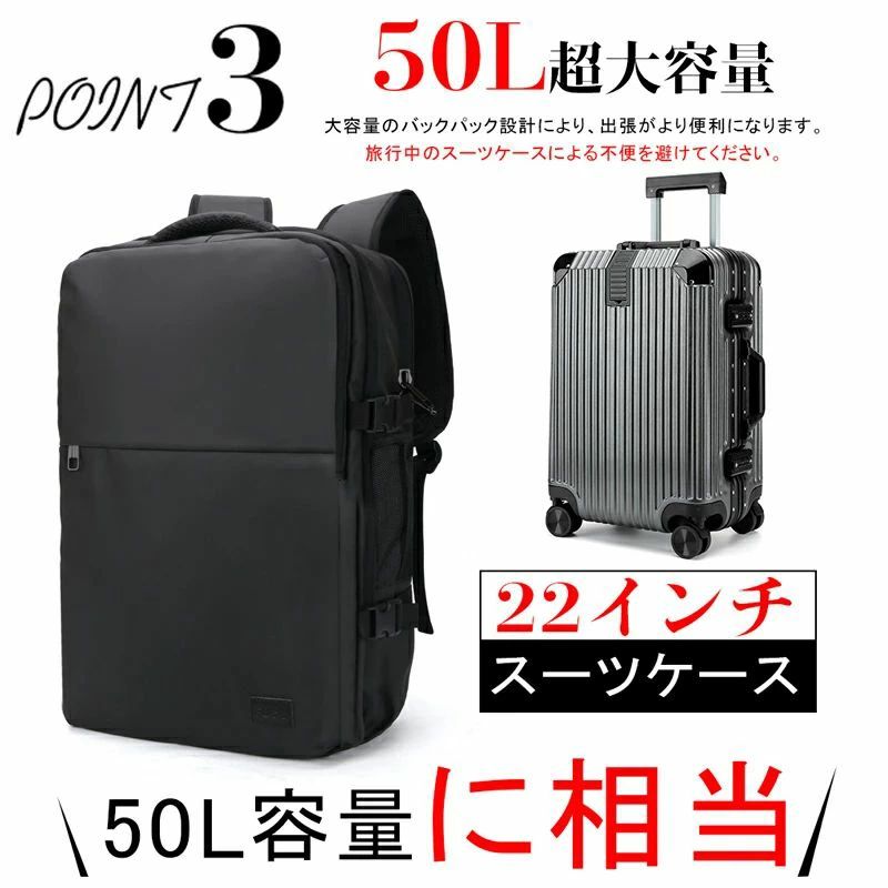 ビジネス リュック 防水 メンズ 3WAY A4 ノートPC 15.6インチ 通勤 通学 出張 リュ...